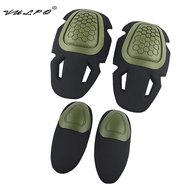 Vulpo Tactical G4 Combat Kneepads og Albueputer Paintball Airsoft