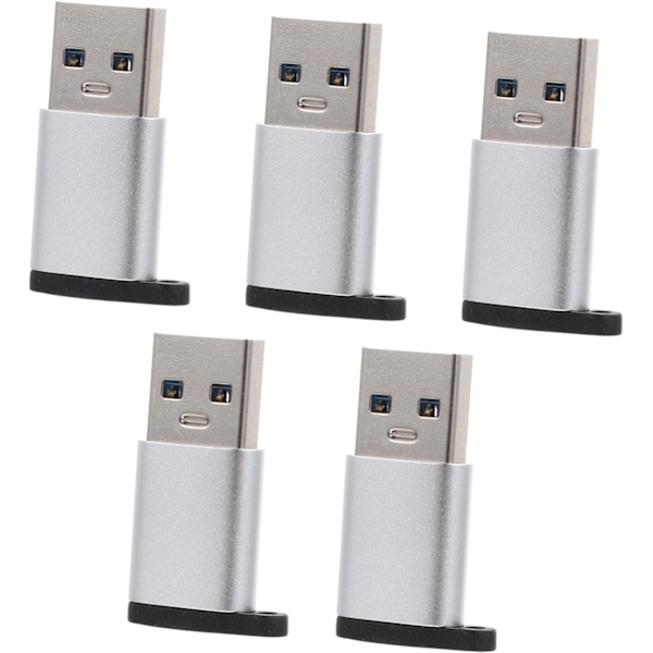 Usb-c til Usb Adapter Sæt med 5 Kompatibel Laptop Oplader Bil Power Bank