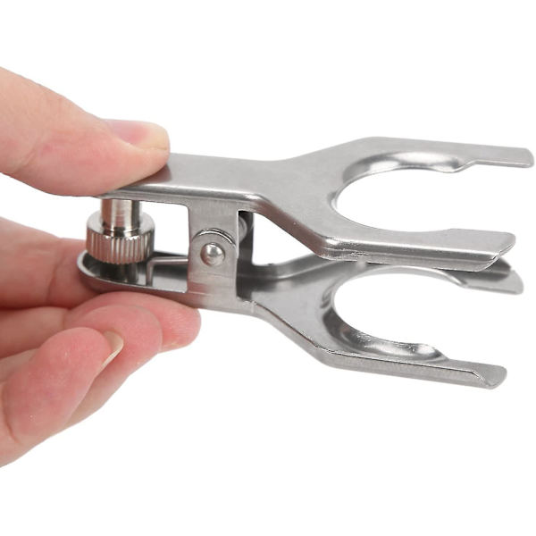 Spherical Pinch Clamp med Stærk Spændekraft - Rustfrit Stål - Spherisk Ledklemmeholder
