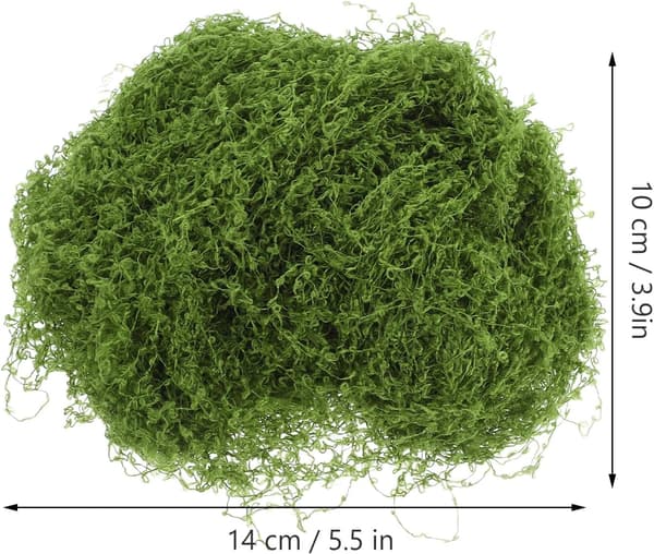 Miniature Vinmodelplanter Kunstige Buske Lysegrøn 10g