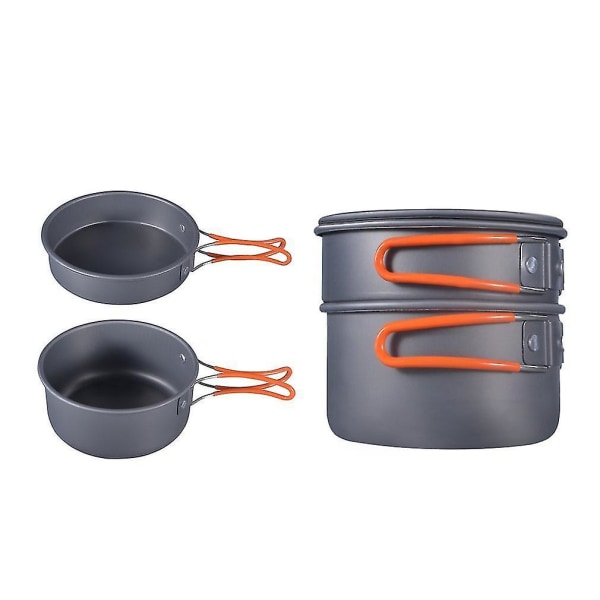 8kpl Camping Set Backpacking Picnic Bowl Pot Pan