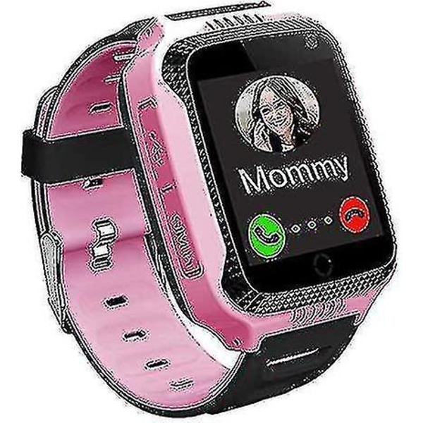 GPS Kids Smartwatch Telefon Berøringsskjerm SOS-lomme