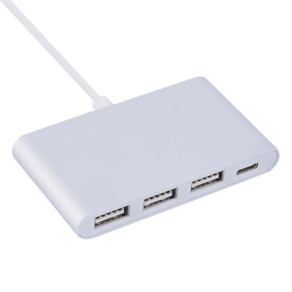 Type C USB-C til 4-ports Hub USB 2.0 Adapter 5 Gbps