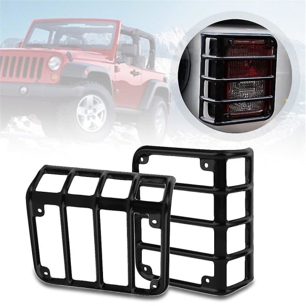 2 kpl Auton Takavalot Perävalot Suoja Jeep Wranglerille