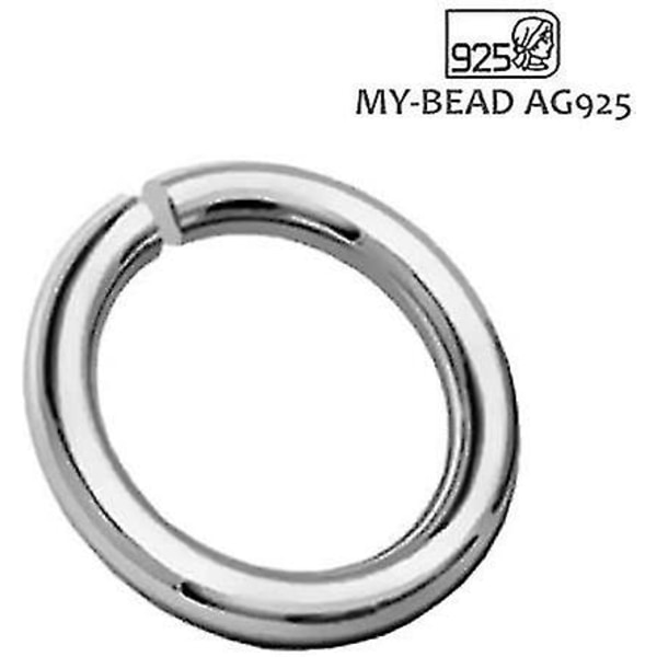 20 kpl Sidosrenkaita Hyppyrenkaita 3 mm 925 Sterling Hopeaa