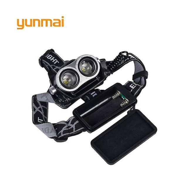 USB-drevet LED-forlygte Zoom 5000 Lumen T6 Pandebåndslampe