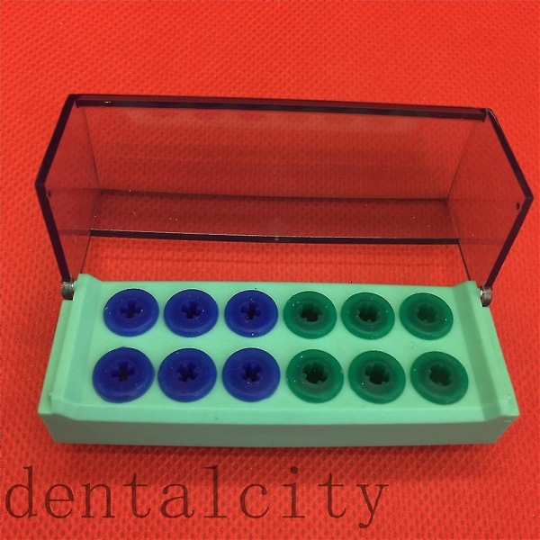 Dental Plast Holder Case Høyhastighets Burs Implant Drill