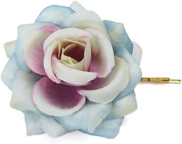 8 stk. Hawaii Party Hårklemmer Sæt, Boheme Legering Simulerede Rose Blomster Hårnåle til Kvinder