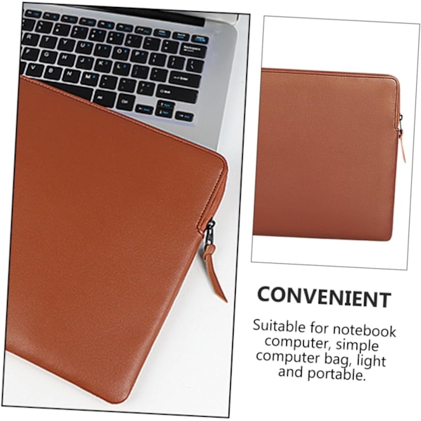 Nydelig Laptop Sleeve Bag 13.3 Tommers Notebook Cover Fleece Vanntett for