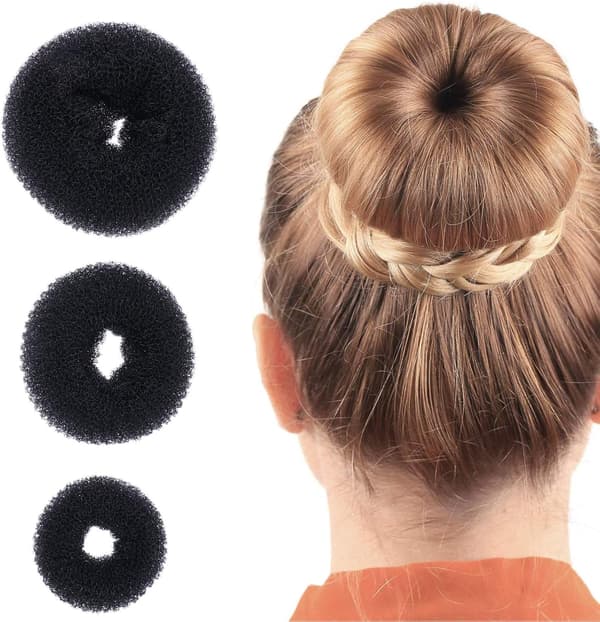 Hår Donut Bun Makers Hårstyling Set Pins för Kvinnor Flickor Balett Bun Styles Kit