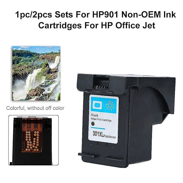 Ei-OEM-mustekasetti HP 301 XL Deskjet 1050 2050:lle