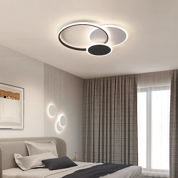 52cm Loftlampe LED Cirkel Design Flush Mount Metal Klassisk