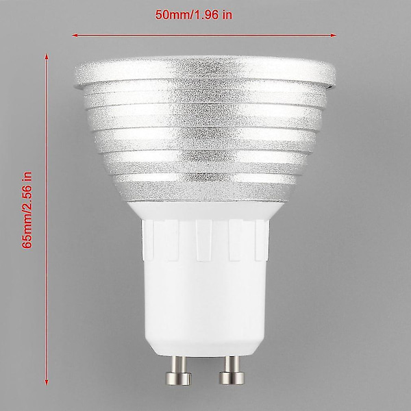 2W E27 Multicolor RGB LED-lampa med fjärrkontroll