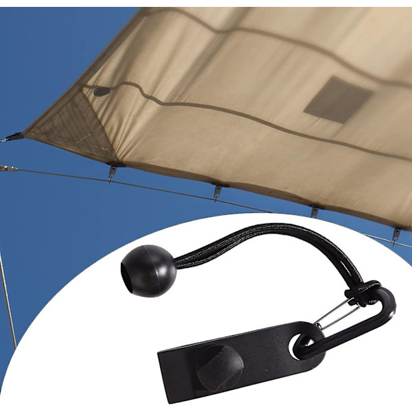 Telttarp-klips, 30 stk Tarp-klemmer, Teltsklips, Tunge Tarp-klips
