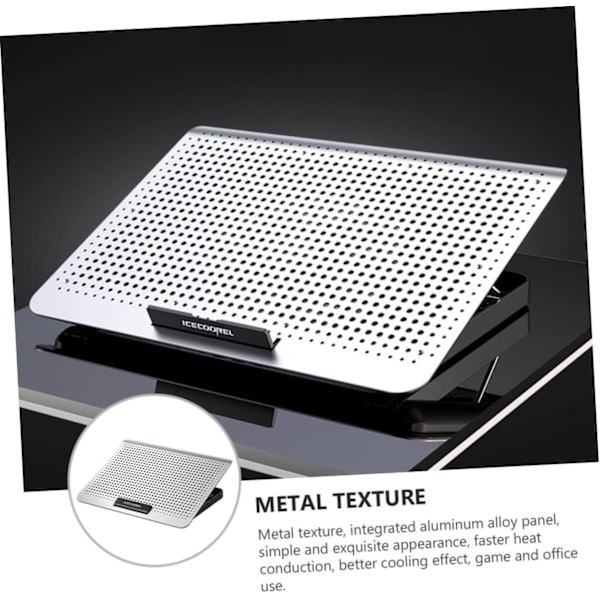 Datorställ för bärbar dator Aluminium Notebook Kylare Kylplatta Laptop Tillbehör för Användare