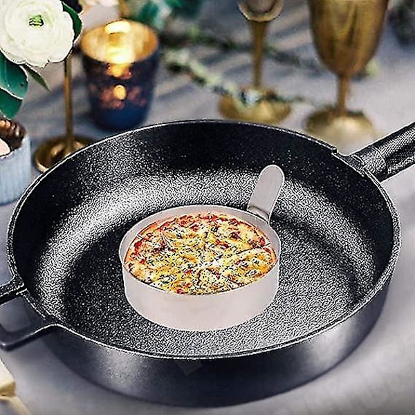 Stegeægform i Rustfrit Stål Ægform Non-stick 9cm