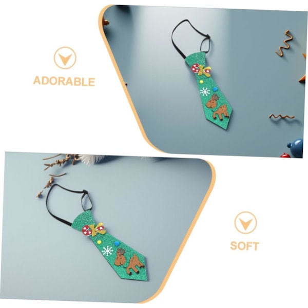 5 stk. Jule slips Gutter Jule Sløyfe Snøfnugg Slips