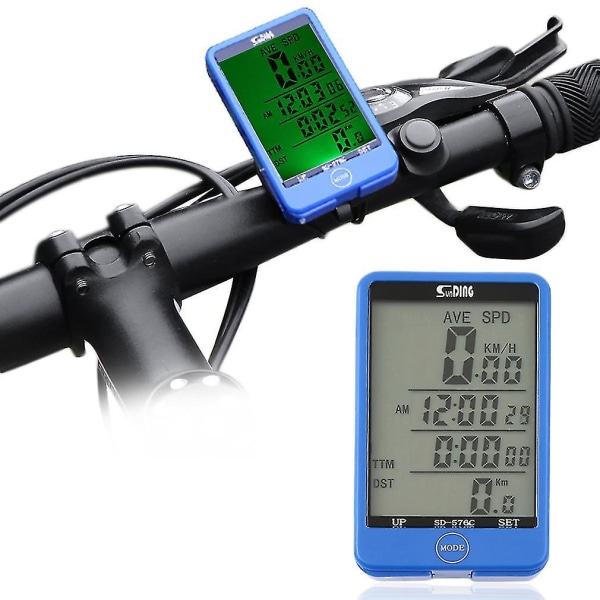 Trådlös cykelcomputer med 29 funktioner - Odometer