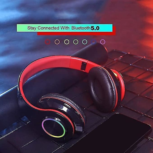 Bluetooth 5.0 hörlurar Gaming Headset brusreducerande