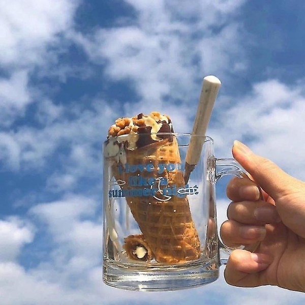 Sommarnatt Glasmoln Måne Stjärnhimmel Kaffe Mugg