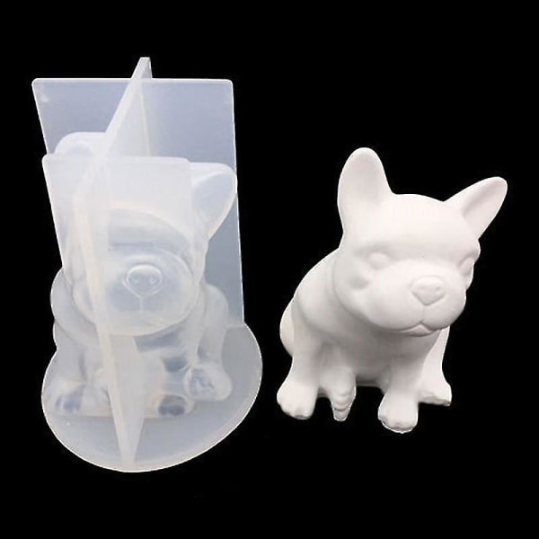 Molds 3D fransk bulldoggkakachoklad