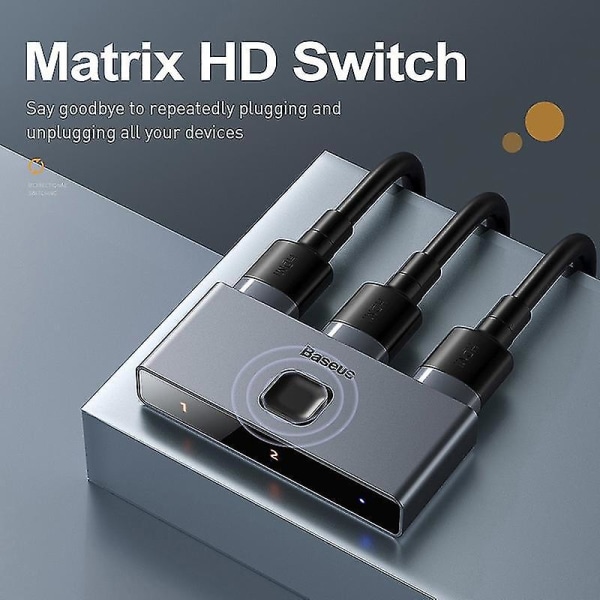 Baseus 4K HDMI-växlare för PS4 TV-box Switch
