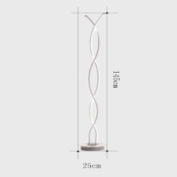 60W LED Linje Golvlampa Vardagsrum Sovrum Atmosfär