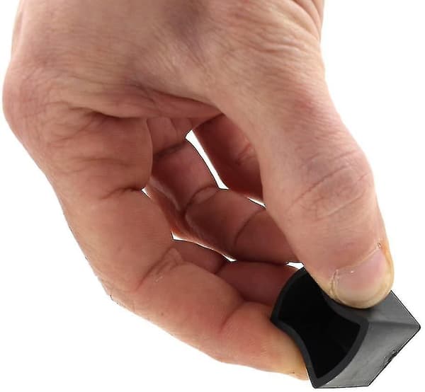 Firkantede Gummiendekapsler - 25mm - Til Stole, Borde, Møbelben 20 stk