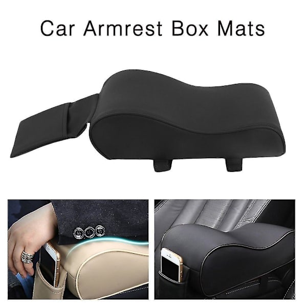 Universal Armstödskonsolmatta i PU-läder för bil