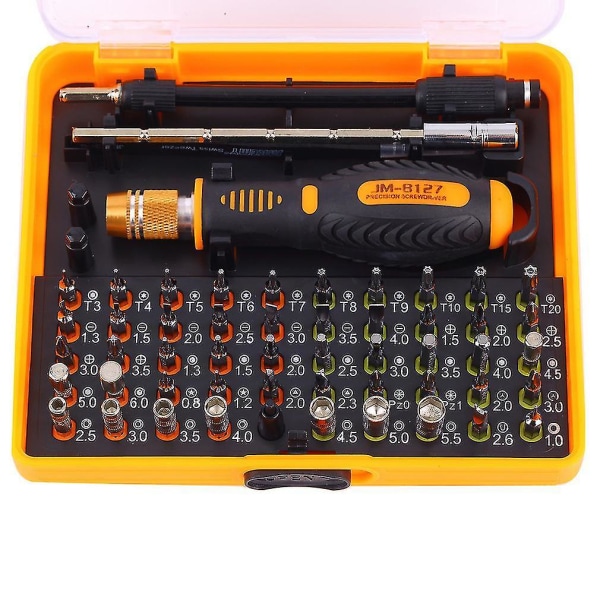53-i-1 Multibit Precision Torx Skruvmejsel Reparationsverktyg