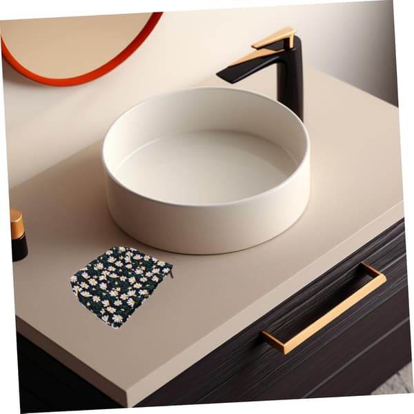 Daisy Blommig Sminkväska Robust Canvas Rese Necessär Organizer
