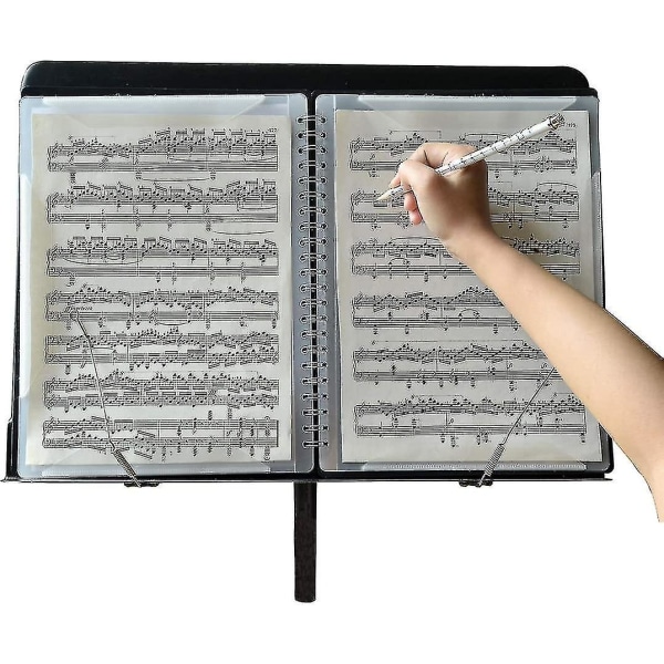Musiknotesmappe - Mappe i A4-format, dobbeltsidet, musikmappe til noder An (shikai)-yuhao