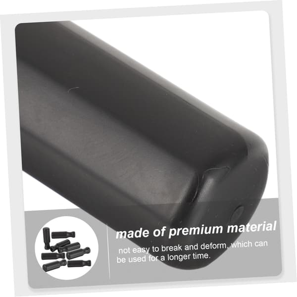 8 stk. sorte fodboldgreb med ergonomisk design lavet af robust TPE og plastik