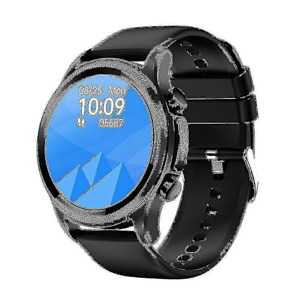 2024 Blodsukker Smartwatch ECG+PPG Overvågning af Blodtryk Kropstemperatur Smartwatch Mænd IP68 Vandafvisende Fitness Tracker - Smart Ure Ny Black