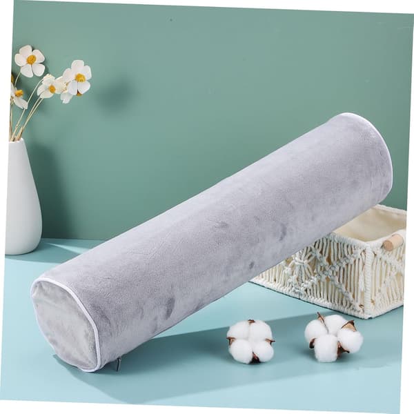 Nackrullkudde Minnesbomull Cylindrisk Cervikal Kudde 43x10cm Grå
