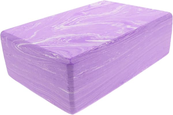 Yogablock Lila 2-pack Skum Högdensitet Rektangulära Lätta Ergonomiska Träningsblock