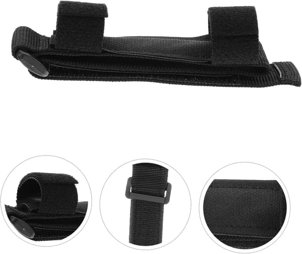 Justerbar Universal Bestik Manchet Rem Nylon Materiale med Sikkert Greb til Handicappede og Ældre