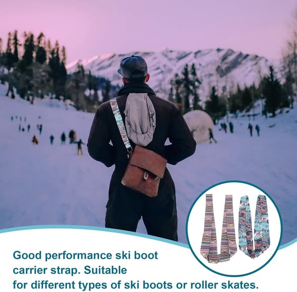 Skate Leash Rullskridsko Axelrem Justerbar Polyesterrem 2st Bärbar