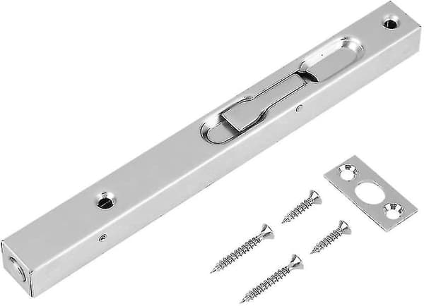 Dörrlås Bolt 304 Rostfritt Stål Dörr Flush Lås Säkerhets Spak Aktion Gate Lås Bolt