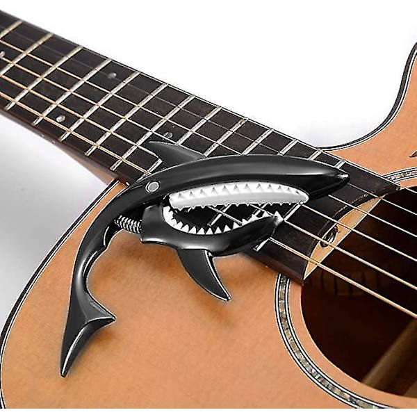Guitar Capo Akustisk Elektrisk Hurtig Skift Silikon Polstring