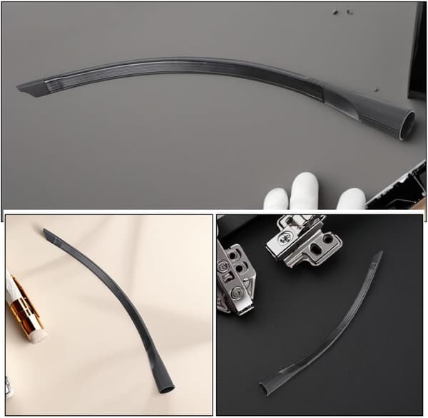 2 stk erstatningshode flat søm dysehode 32 mm indre diameter grensesnitt PP plast