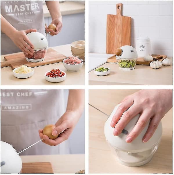 Aebor Processor til Grøntsager, Nødder, Hvidløg, Salat, Pure og Pesto