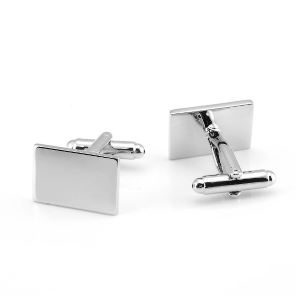 Kalvosinnappi Box Mies Tie Clip Pin Paidat Yritys Toimisto Avioliitto Korut Ruostumaton teräs3kpl hopea