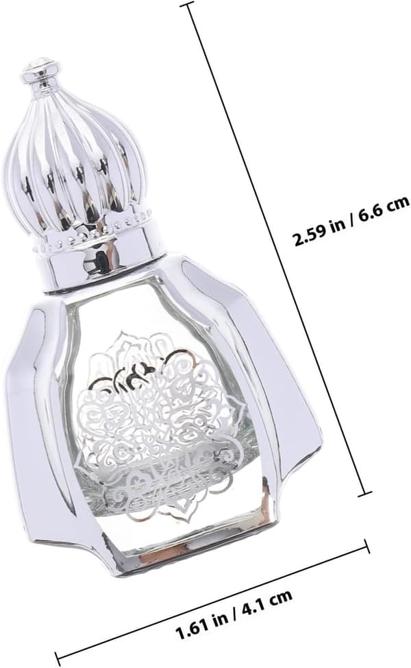 2 st 10 ml glasroll-on parfymflaskor bärbara multifunktionella aromflaskor