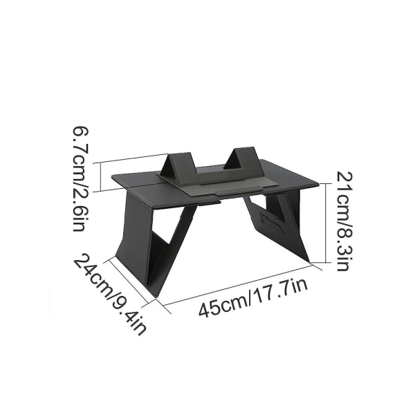 Justerbar Laptop Stativ Foldbart Bord Sofa Seng Bakke