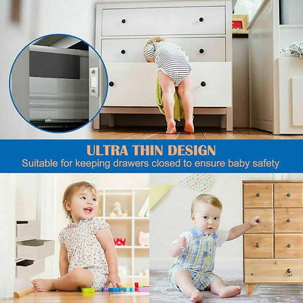 Vahvat magneettiset ovien sulkijat kaappien lukkoihin ja saranoiden korvikkeiksi. Ultraohut (hopea) (3 kpl)