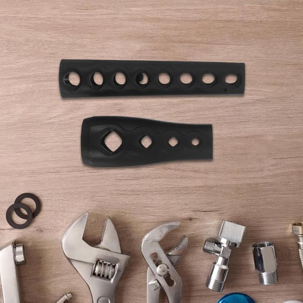 2 st svart dykslangskydd – Andningsbart PVC lågtrycksregulatorslangskydd