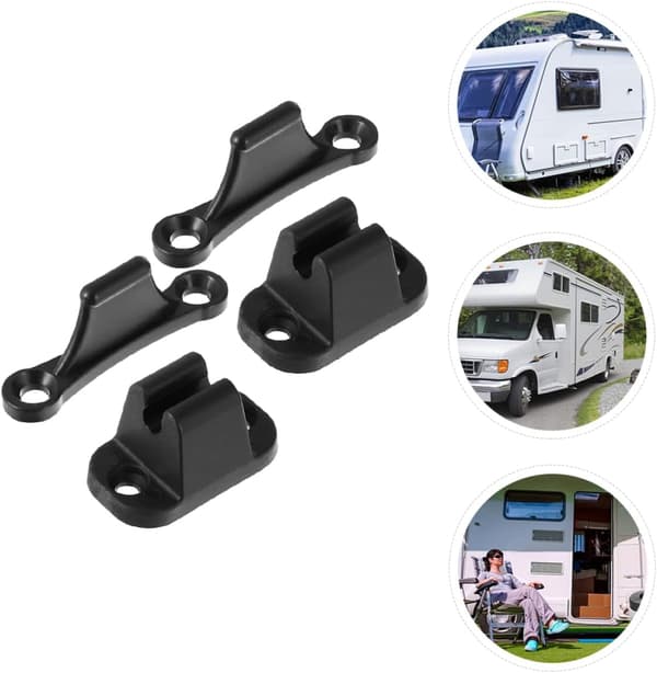 2 stk. formdørstopperholder til autocamper, autocamper til dørsugtilbehør til udendørsrejser