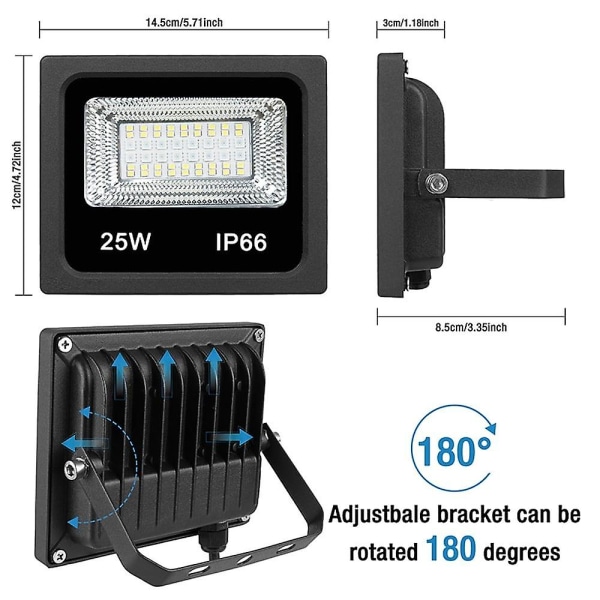 Rgbw App Led Floodlight Bluetooth Udendørs Smart Light IP66