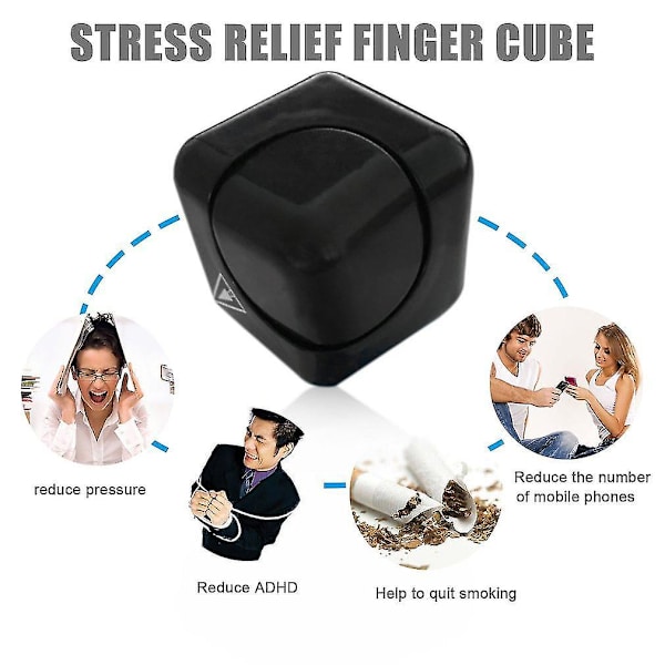 Finger Cubes Legetøj Stressaflastende Håndspinner Fødselsdagsgave